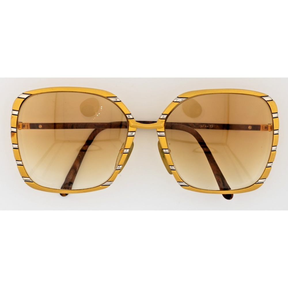 Vintage Helena Rubinstein Paris Gold Eyeglasses Frame 57-19 Made France Design